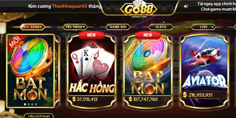 Go88 46 Game mới có mặt tại GO 88